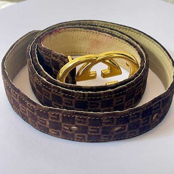 Vintage Brown and Gold Gucci Belt Size:75 main image 7